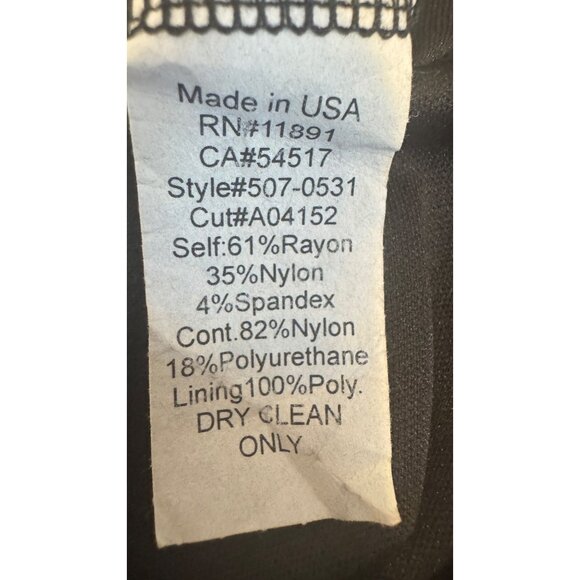 Bailey 44 Small Black Sleeveless Sheath Dress Sheer Mesh Panels - Picture 11 of 16